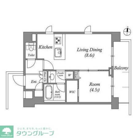 エミリブ下落合の物件間取画像